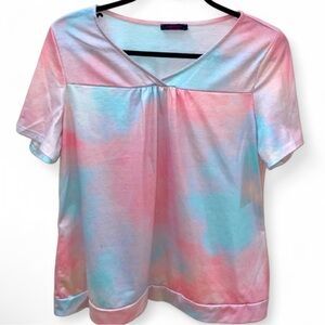 Loungewear Shirt - Pastel Tie Dye - Avid Love